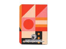 Load image into Gallery viewer, Geometric Design 1 Handcrafted Pocket Notebook