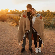Load image into Gallery viewer, Positive Vibrations Handwoven Throw Blanket