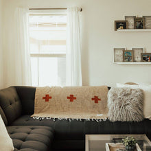 Load image into Gallery viewer, Positive Vibrations Handwoven Throw Blanket