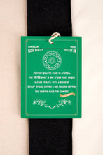 Load image into Gallery viewer, The 50/50 Upcycled Cotton Shirt - CLASSIC TEE - BLACK