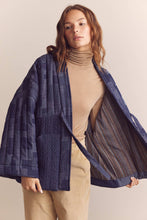 Load image into Gallery viewer, Patched quilted denim jacket