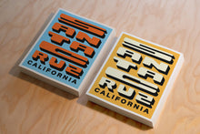 Load image into Gallery viewer, Santa Cruz Block Letter Print - California Poster