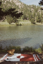 Load image into Gallery viewer, Divided Sky Handwoven Throw Blanket