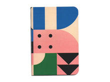 Load image into Gallery viewer, Geometric Design 3 Handcrafted Pocket Notebook