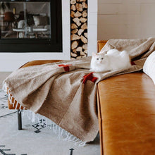 Load image into Gallery viewer, Positive Vibrations Handwoven Throw Blanket