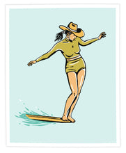 Load image into Gallery viewer, "Surf Cowgirl" 8x10 print