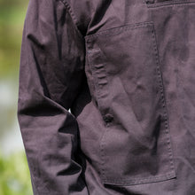 Load image into Gallery viewer, The Shawl Collar Smock - BLACK INDIGO