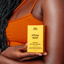 Load image into Gallery viewer, Citrus Mint Charcoal Bar Soap