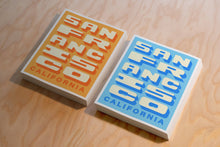 Load image into Gallery viewer, San Francisco Block Letter Print - California Poster