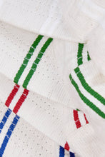 Load image into Gallery viewer, 6 Panel NY Made "BALLPARK" Japanese Linen Stripe Cap - GREEN