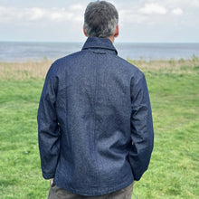 Load image into Gallery viewer, The Shawl Collar Smock - Denim