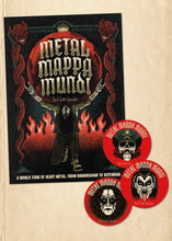 Load image into Gallery viewer, Heavy Metal World Map - Music Art Map & Cultural Guide