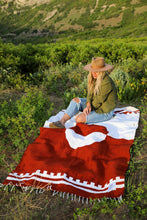 Load image into Gallery viewer, Divided Sky Handwoven Throw Blanket