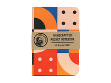 Load image into Gallery viewer, Geometric Design 2 Handcrafted Pocket Notebook