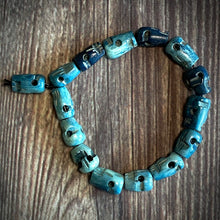Load image into Gallery viewer, Indigo Bone Mala Bracelet