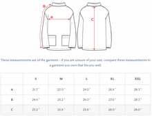 Load image into Gallery viewer, Hickory Stripe Denim Smock