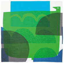 Load image into Gallery viewer, Water Bird Furoshiki by Masaru Suzuki