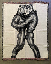 Load image into Gallery viewer, Tom of Finland "Leatherman" Woven Blanket