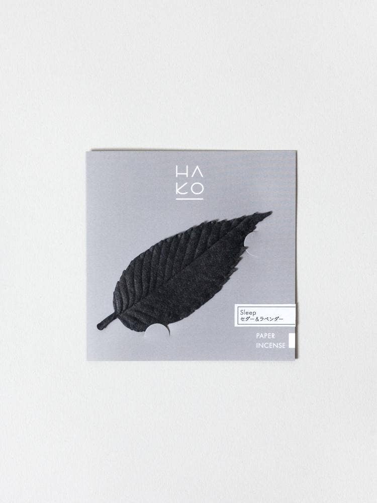 HA KO Paper Incense - Black - No. 3 Sleep