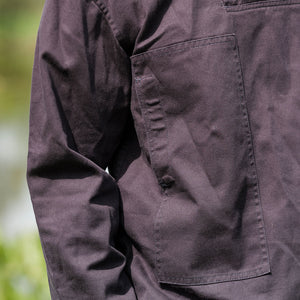 The Shawl Collar Smock - BLACK INDIGO