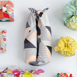 45 Cohare | home gray pink Furoshiki