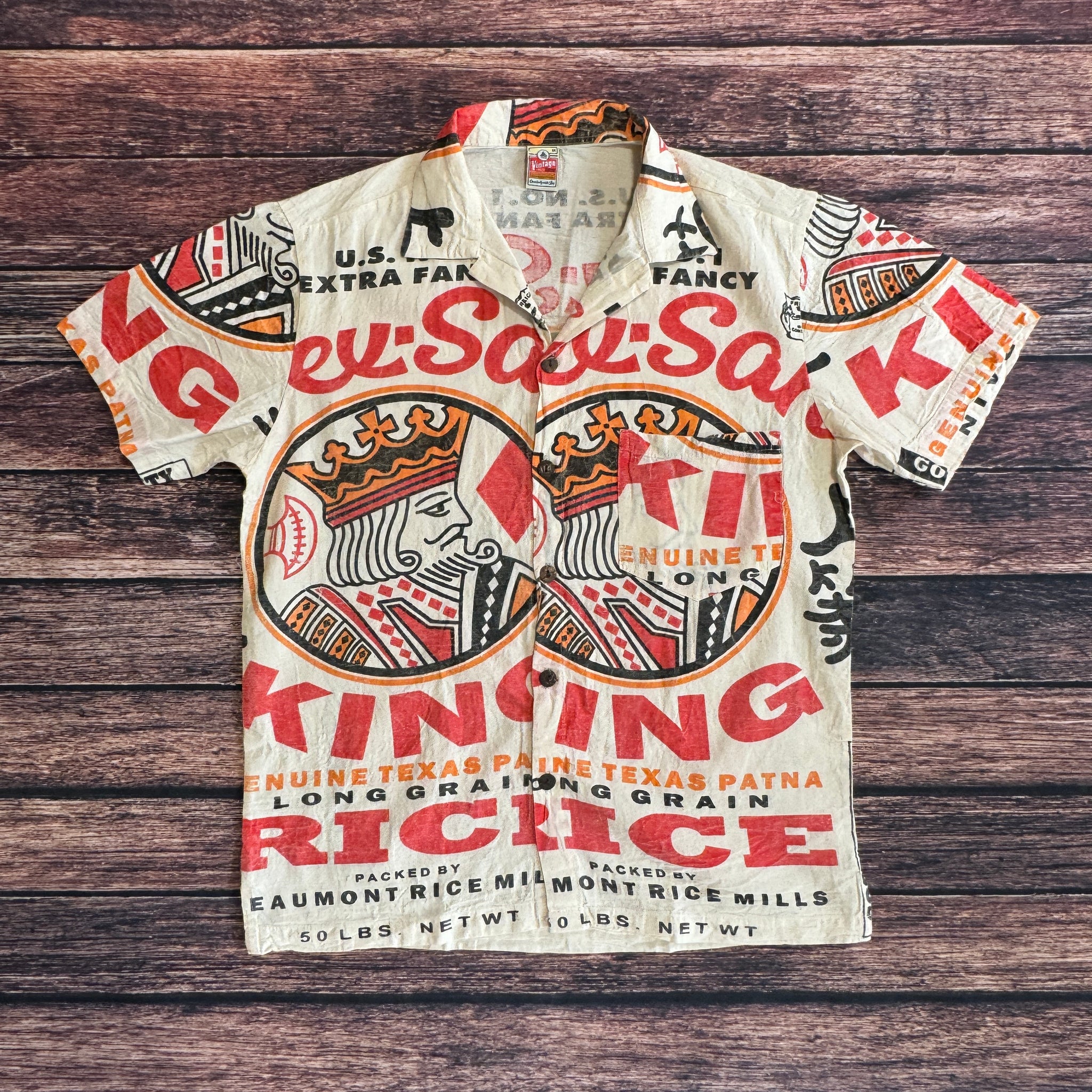 Men Shirt Using Rice Sack Flour Sack Shirt (King Rice) – PALOMA