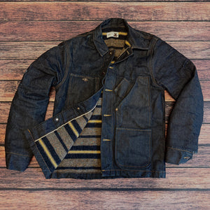 SALE‼️‼️‼️JAPAN DENIM COVERALL JACKET 16.5 Oz. Japanese Denim Coverall Jacket by Tellason – PALOMA
