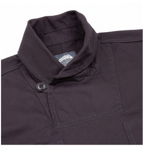 The Shawl Collar Smock - BLACK INDIGO
