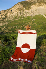 Load image into Gallery viewer, Divided Sky Handwoven Throw Blanket
