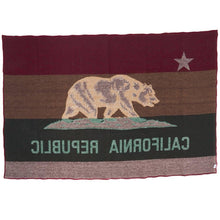 Load image into Gallery viewer, California Flag Wool Throw
