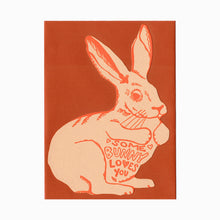 Load image into Gallery viewer, some bunny loves you gift card
