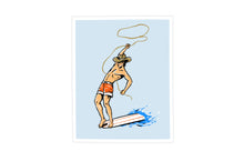 Load image into Gallery viewer, Wave Wrangler Print - Illustration Poster
