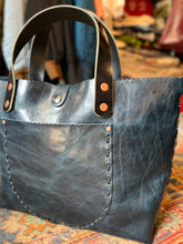 Load image into Gallery viewer, The Threaded Tote (indigo)
